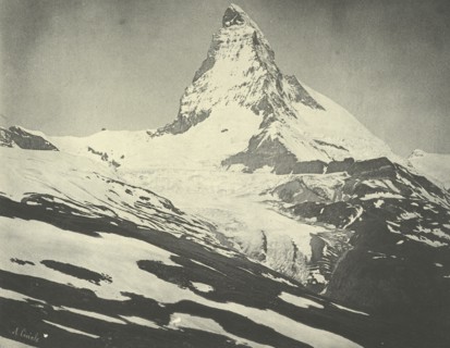 Le Grand Cervin ou Matterhorn 4482 M; Aimé Civiale, Italian, 1821 - 1893, Print by Jean-Dominique Gustave Arosa French
