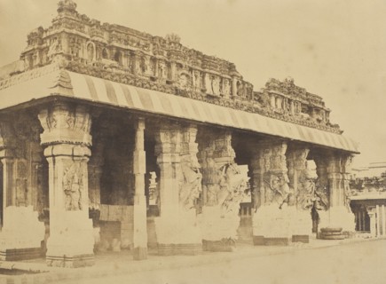 Madura. Trimul Naik's Choultry East Front; Capt. Linnaeus Tripe, English, 1822 - 1902, Madura, India; 1858; Albumen silver