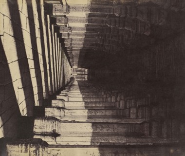 Madura. Trimul Naik's Choultry, Side Verandah from West; Capt. Linnaeus Tripe, English, 1822 - 1902, Madura, India; 1858