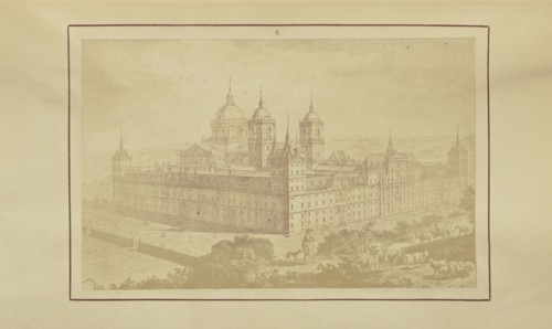 General View of San Lorenzo del Escorial; Nikolaas Henneman, British, 1813 - 1893, London, England; 1847; Salted paper print