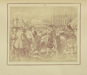 The Surrender of the Keys of Breda by Prince Justin of Nassau, to the Marquess Spinola; Nikolaas Henneman British, 1813 - 1893