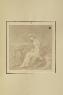 Our Lord at Calvary; Nikolaas Henneman, British, 1813 - 1893, London, England; 1847; Salted paper print; 7 × 6.7 cm