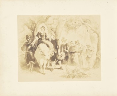 The Wedding Procession; Mathew B. Brady, American, about 1823 - 1896, New York, United States; 1859; Albumen silver print