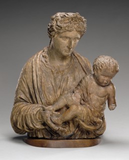 Virgin and Child; Riccio, Andrea Briosco, Italian, 1470 - 1532, Italy; about 1520 - 1525; Terracotta with traces of polychromy