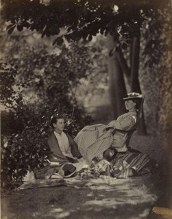 Florence Leslie-Melville and Sophia Leslie-Melville; Ronald Ruthven Leslie-Melville, Scottish,1835 - 1906, England; about 1860