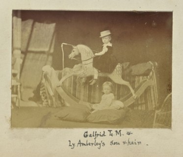 Galfrid Leslie-Melville & Lady Amberley's son & heir; Ronald Ruthven Leslie-Melville, Scottish,1835 - 1906, England; about 1866