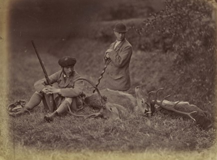 A Day's Deerstalking: Not a Bad Day's Work; Ronald Ruthven Leslie-Melville, Scottish,1835 - 1906, England; 1860s; Albumen