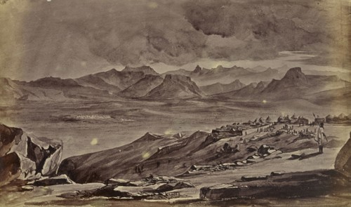 Abyssinia. Antalo, Looking Southeast; about 1867 - 1868; Albumen silver print