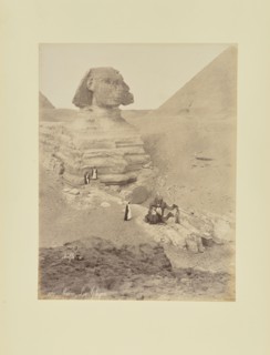 Caire - Le Sphynx; Félix Bonfils, French, 1831 - 1885, 1870s; Albumen silver print