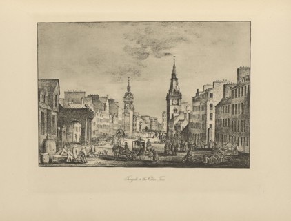 Trongate in the Olden Time; Thomas Annan, Scottish,1829 - 1887, Glasgow, Scotland; negative 1868; print 1900; Photogravure