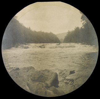 Thomas Johnston Homer II and Fred Coffin Canoeing, II; Winslow Homer, American, 1836 - 1910, negative about 1895; print