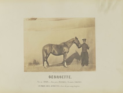 Georgette; Adrien Alban Tournachon, French, 1825 - 1903, France, Europe; 1860; Salted paper print; 16.6 x 22.3 cm
