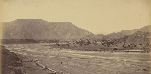 Desert panorama; John Burke, British, active 1860s - 1870s, Afghanistan; 1878 - 1879; Albumen silver print
