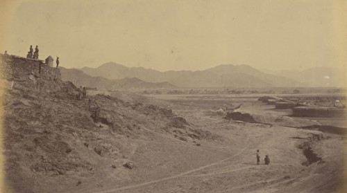 Desert scene; John Burke, British, active 1860s - 1870s, Afghanistan; 1878 - 1879; Albumen silver print