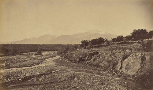 Desert landscape; John Burke, British, active 1860s - 1870s, Afghanistan; 1878 - 1879; Albumen silver print