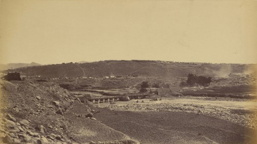 Desert scene; John Burke, British, active 1860s - 1870s, Afghanistan; 1878 - 1879; Albumen silver print