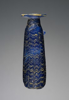 Alabastron; Olbia, perhaps, 6th - 4th century B.C; Glass; 10 cm, 3 15,16 in
