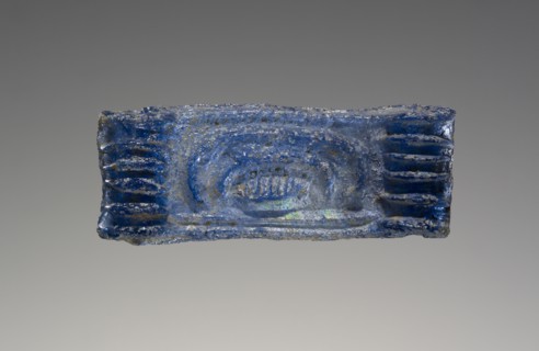 Cast Pendant; Greece; about 14th century B.C; Glass; 2.5 cm, 1 in