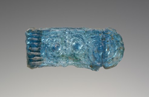 Cast Pendant; Greece; about 14th century B.C; Glass; 2.5 cm, 1 in