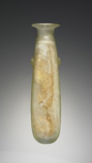 Alabastron; Achaemenid, Persian, Empire, Eastern Mediterranean; 7th - 6th century B.C; Glass; 14 × 3.5 cm 5 1,2 × 1 3,8 in