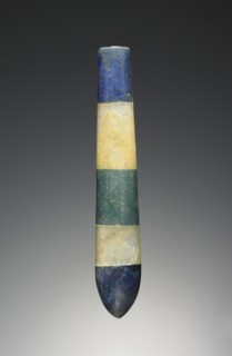 Alabastron; Eastern Mediterranean; late 1st century B.C. - early 1st century A.D; Glass; 13.4 cm 5 1,4 in