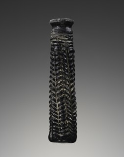 Balsamarium; Sarre Pole Sahab, perhaps, Azerbaijan; perhaps mid-1st millennium B.C; Glass; 6.8 × 1.6 cm, 2 11,16 × 5,8 in