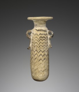 Alabastron; Olbia, perhaps, Ukraine; 6th - 4th century B.C; Glass; 8.7 cm, 3 7,16 in