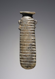 Alabastron; Eastern Mediterranean; 6th - 4th century B.C; Glass; 9.8 cm, 3 7,8 in