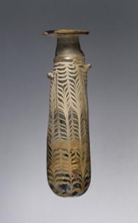 Alabastron; Olbia, perhaps, Ukraine; 4th - 3rd century B.C; Glass; 13.3 cm, 5 1,4 in
