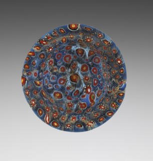 Mosaic Bowl; Eastern Mediterranean; end of 1st century B.C. - 1st century A.D; Glass; 4.2 x 9 cm, 1 5,8 x 3 9,16 in