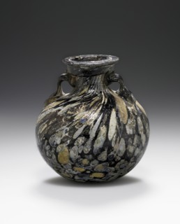 Aryballos; Roman Empire; 1st century; Glass; 7 cm, 2 3,4 in