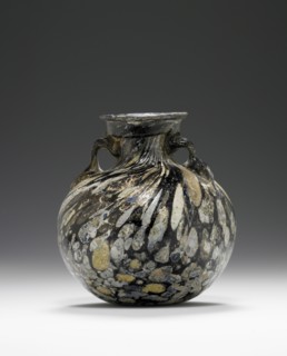 Aryballos; Roman Empire; 1st century; Glass; 7 cm, 2 3,4 in