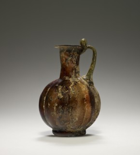 Oinochoe; Eastern Mediterranean; 1st century; Glass; 7.5 cm, 2 15,16 in