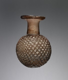 Sprinkler Flask; Eastern Mediterranean; 3rd - 4th century; Glass; 12.5 cm, 4 15,16 in