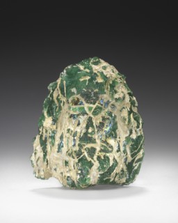 Head of Serapis; Eastern Mediterranean; 1st - 2nd century; Glass; 6 cm, 2 3,8 in