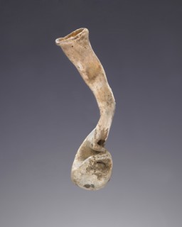 Ointment Flask; Eastern Mediterranean; 1st century; Glass; 9.2 cm, 3 5,8 in