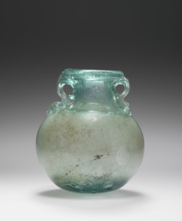 Aryballos; Rhineland, Germany; 1st - 2nd century; Glass; 7.5 x 6.7 cm, 2 15,16 x 2 5,8 in