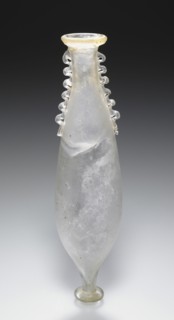 Ointment Flask; perhaps Rhineland, Germany; 2nd - 3rd century; Glass; 12 x 3 cm, 4 3,4 x 1 3,16 in