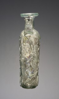 Alabastron; Roman Empire; 3rd - 4th century; Glass; 11 x 3.8 cm, 4 5,16 x 1 1,2 in