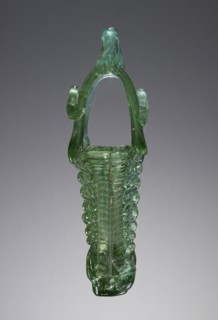 Quadripartite Kohl Tube; Roman Empire; 5th - 6th century; Glass; 22.5 x 6 cm, 8 7,8 x 2 3,8 in