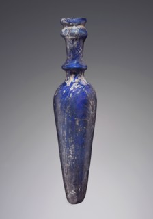 Flask; Eastern Mediterranean; 6th - 8th century; Glass; 13.5 cm, 5 5,16 in