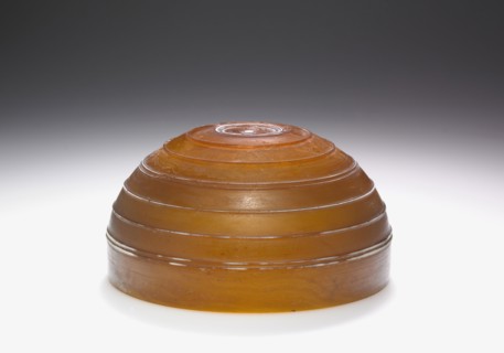 Bowl; perhaps Italy; 1st century; Glass; 10.3 cm, 4 1,16 in