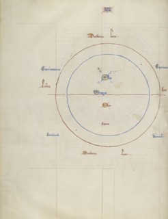 Chart; Virgil Master, French, active about 1380 - 1420, Paris, France; about 1405; Tempera colors, gold paint, gold leaf