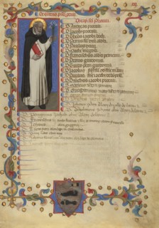 Saint Dominic; Niccolò di Giacomo da Bologna, Italian, active 1349 - 1403, Bologna, Italy; about 1386; Tempera and gold on
