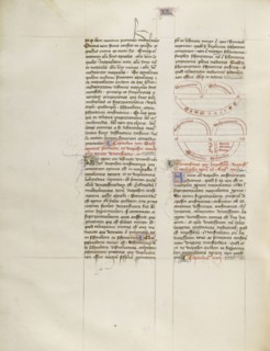 Chart; Virgil Master, French, active about 1380 - 1420, Paris, France; about 1405; Tempera colors, gold paint, gold leaf