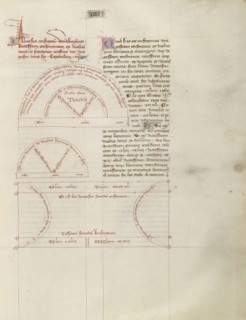 Chart; Virgil Master, French, active about 1380 - 1420, Paris, France; about 1405; Tempera colors, gold paint, gold leaf