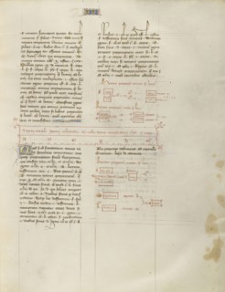 Chart; Virgil Master, French, active about 1380 - 1420, Paris, France; about 1405; Tempera colors, gold paint, gold leaf