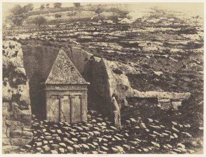 Jérusalem. Vallée de Josaphat. Tombeau de Zacharie; Auguste Salzmann, French, 1824 - 1872, Louis Désiré Blanquart-Evrard