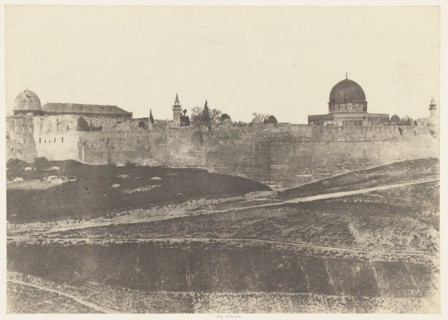 Jérusalem. Enceinte du Temple. Vue générale de la face Sud 2; Auguste Salzmann, French, 1824 - 1872, Louis Désiré Blanquart