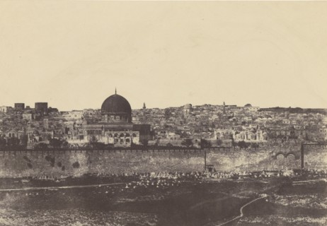 Jérusalem. Enceinte du Temple. Vue générale de la face Est. Pl. 2; Auguste Salzmann, French, 1824 - 1872, Louis Désiré